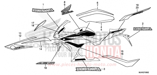 MARQUE (3) CBR500RAJ de 2018